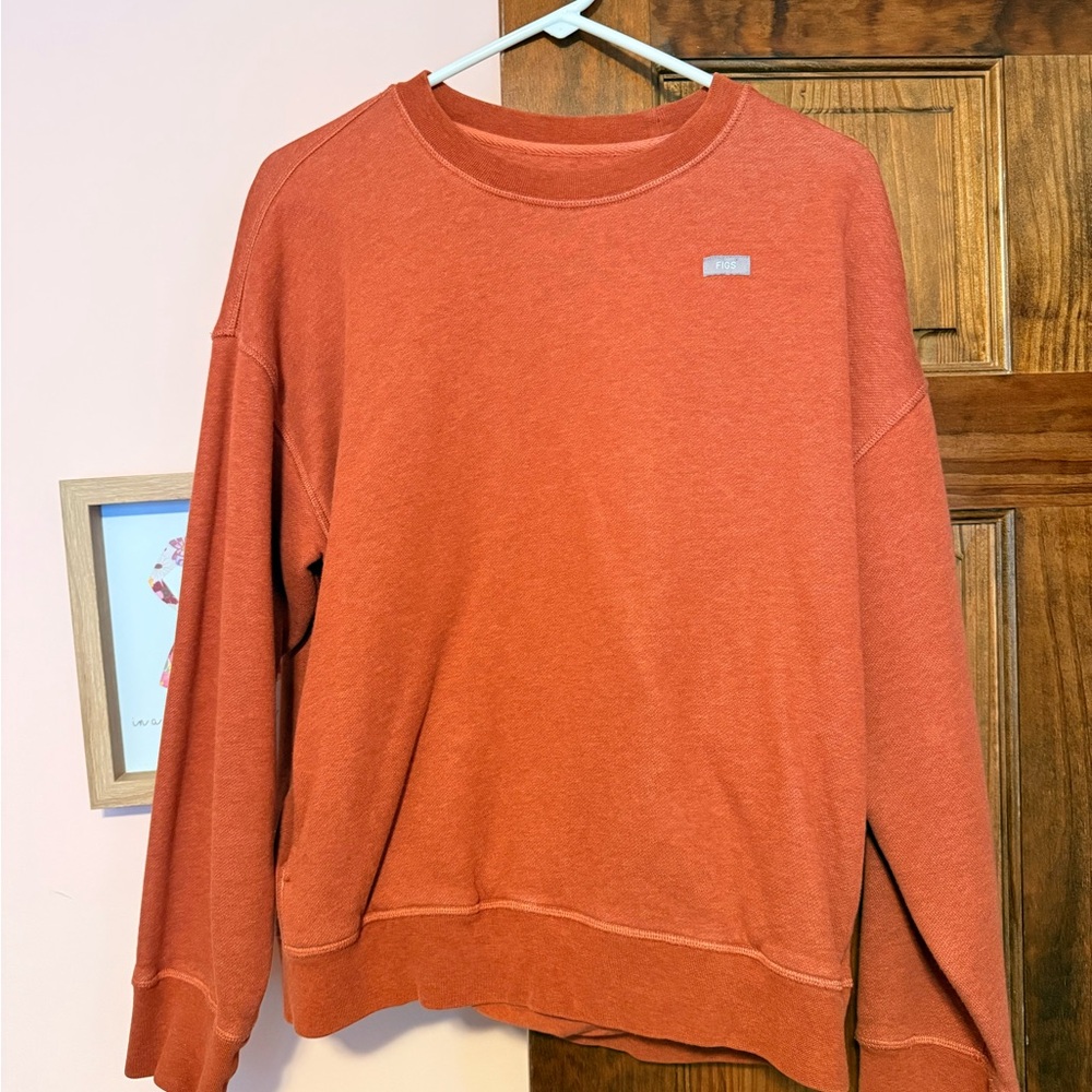 Figs Rust/Orange Crewneck Sweatshirt